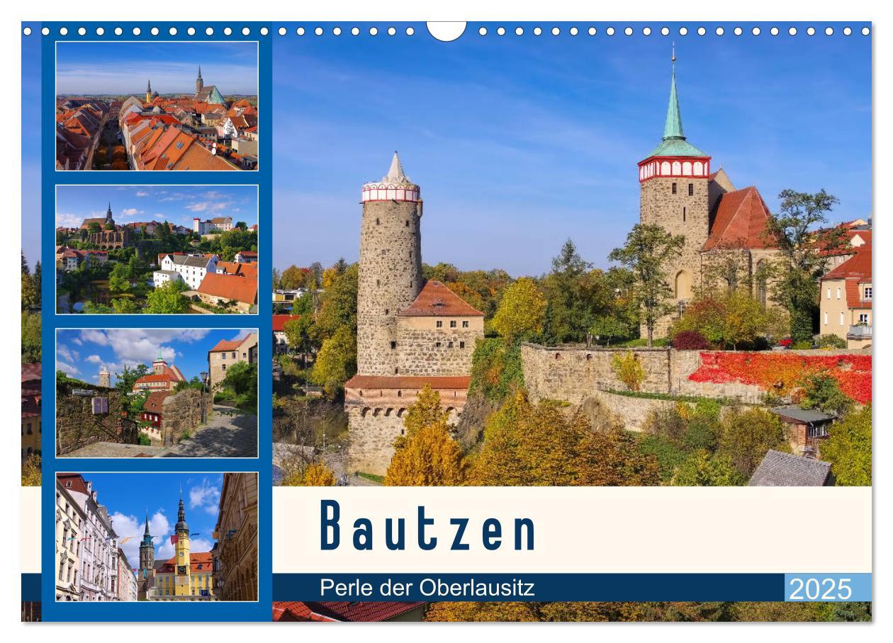 Cover: 9783435407644 | Bautzen - Perle der Oberlausitz (Wandkalender 2025 DIN A3 quer),...