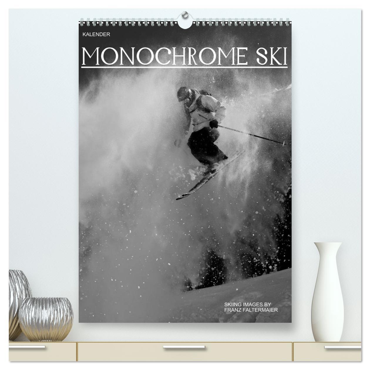 Cover: 9783457077627 | Monochrome Ski (hochwertiger Premium Wandkalender 2025 DIN A2...