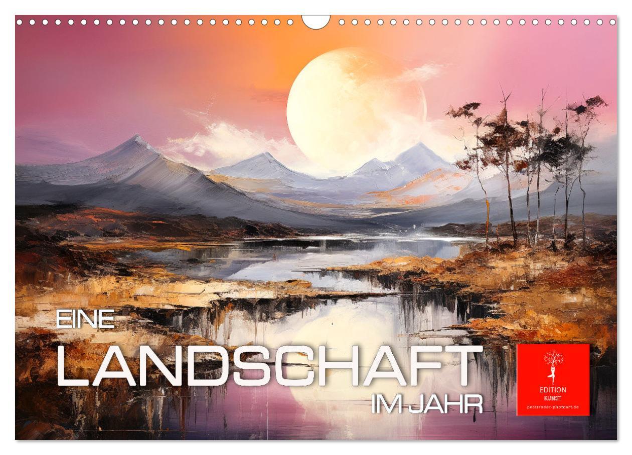 Cover: 9783383839085 | Eine Landschaft im Jahr (Wandkalender 2025 DIN A3 quer), CALVENDO...