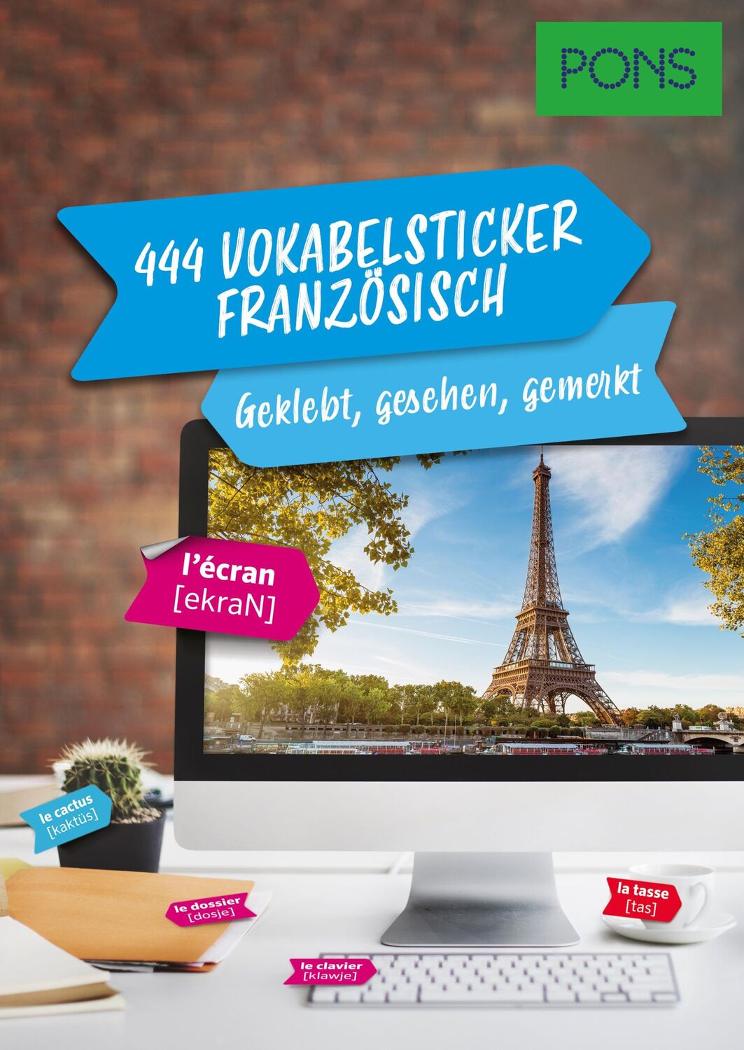 Cover: 9783125162976 | PONS 444 Vokabelsticker Französisch | Geklebt, gesehen, gemerkt | Buch