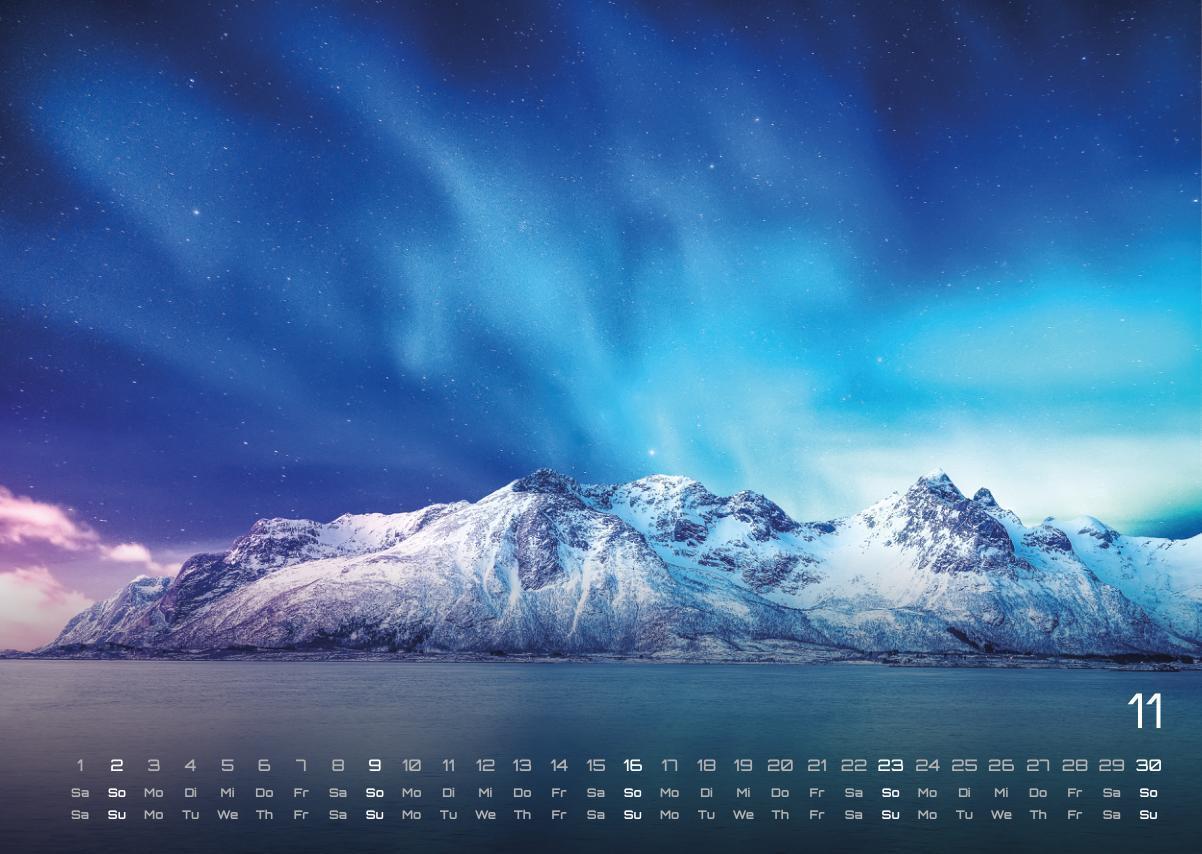 Bild: 9783986734268 | Polarlichter - grandiose Naturschauspiele - 2025 - Kalender DIN A3