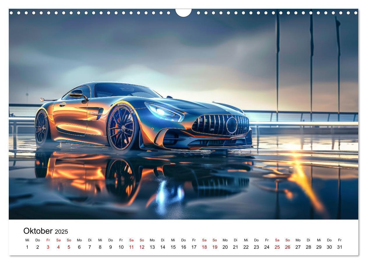 Bild: 9783383796111 | Schnelle Sportwagen (Wandkalender 2025 DIN A3 quer), CALVENDO...