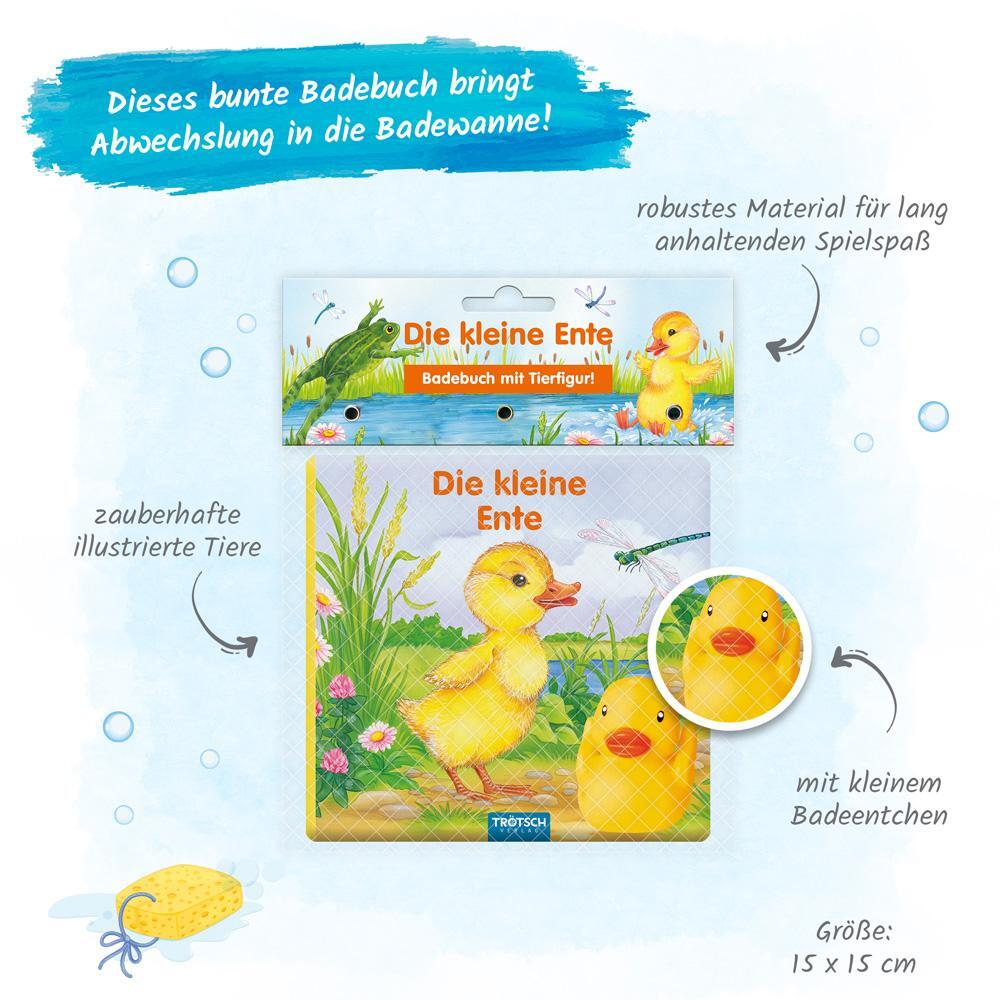 Bild: 9783988020611 | Trötsch Badebuch mit Tierfigur Die kleine Ente | KG | Buch | 6 S.