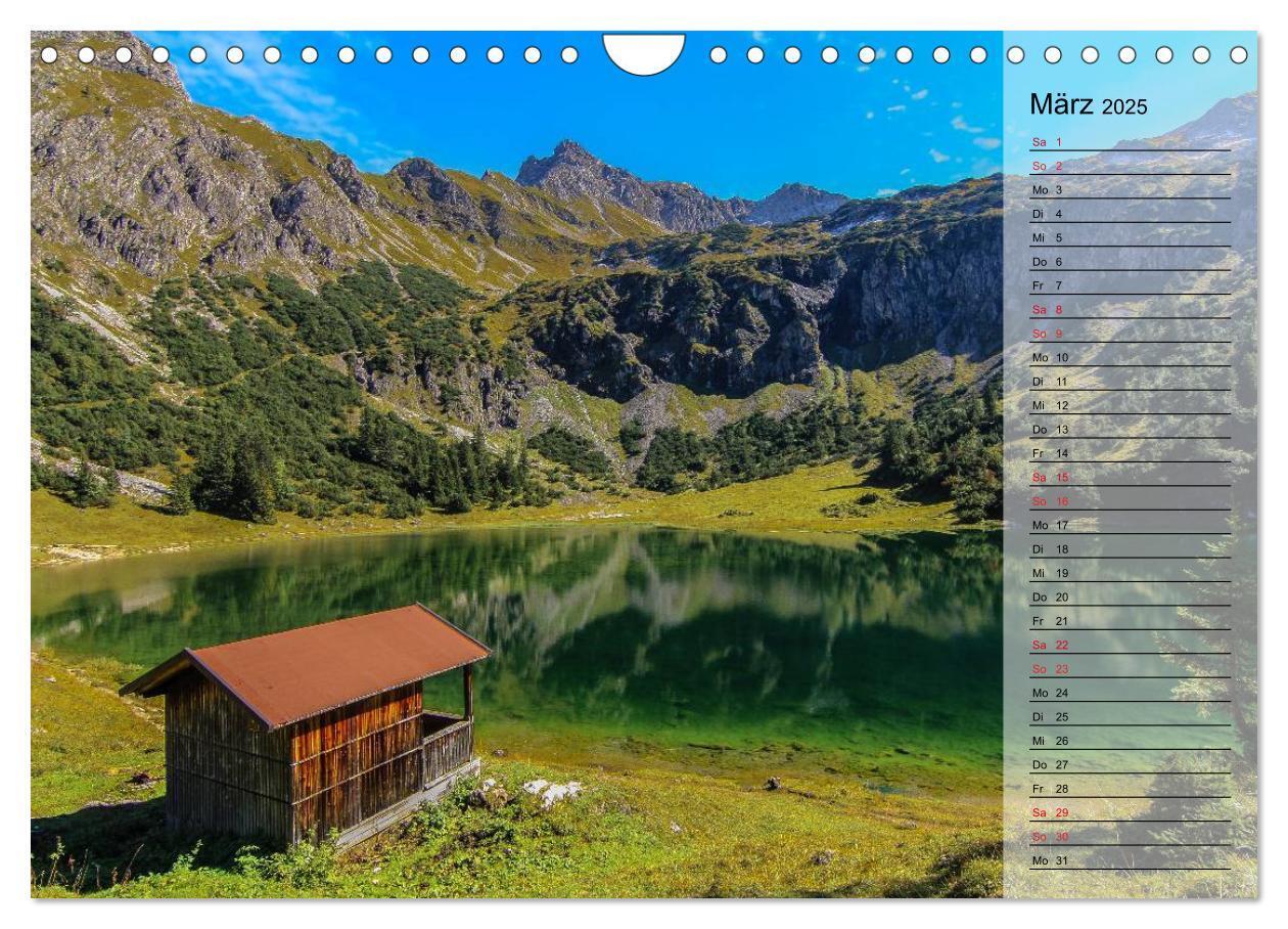 Bild: 9783435808267 | Das Oberstdorfer Allgäu (Wandkalender 2025 DIN A4 quer), CALVENDO...