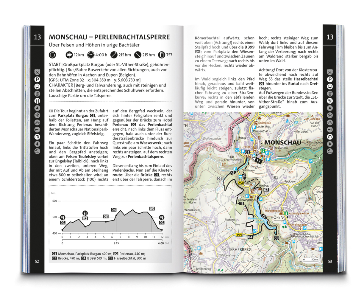 Bild: 9783991219637 | KOMPASS Wanderführer Eifel, 70 Touren mit Extra-Tourenkarte | Naumann