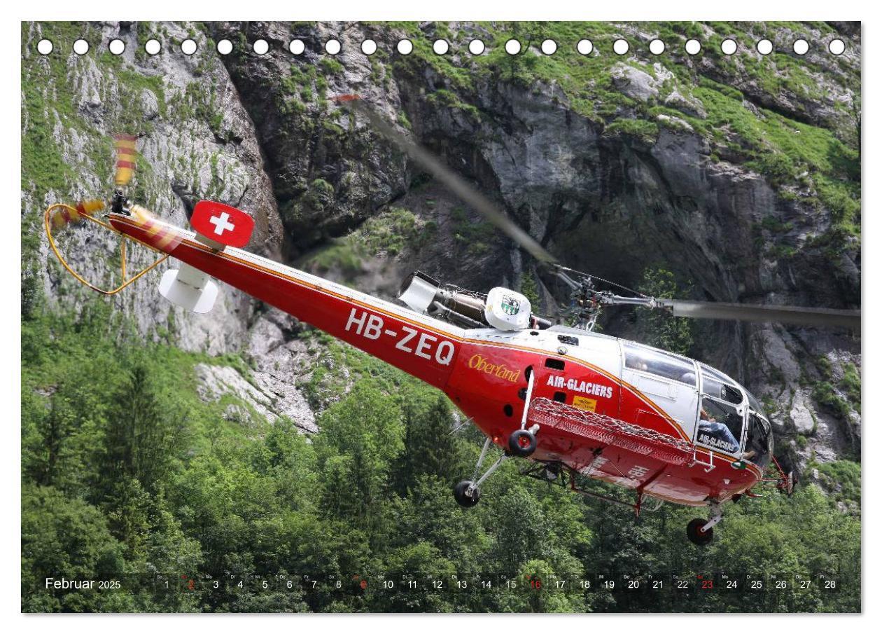 Bild: 9783435633708 | Helikopter in der Luft (Tischkalender 2025 DIN A5 quer), CALVENDO...