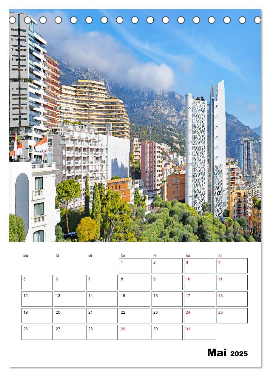 Bild: 9783435939619 | Monaco - Fürstentum an der Côte d'Azur (Tischkalender 2025 DIN A5...