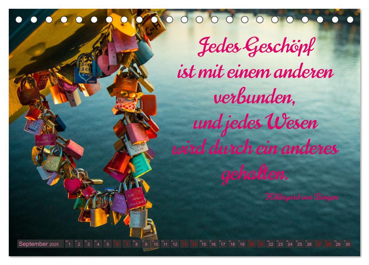 Bild: 9783383992681 | Liebesschlösser, Ich liebe Dich (Tischkalender 2025 DIN A5 quer),...