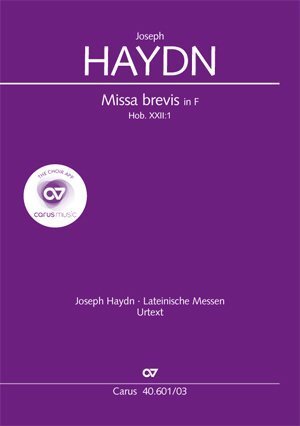 Cover: 9790007072841 | Missa brevis (Klavierauszug) | Hob. XXII:1,1749-50 (?) | Joseph Haydn