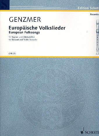 Cover: 9790001099028 | Europaische Volkslieder Sabfl. | Buch | Schott Music