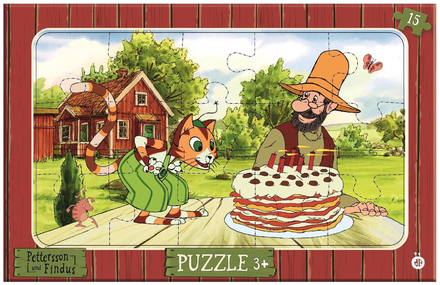 Cover: 4260500164794 | Rahmenpuzzle Pettersson und Findus 15-teilig | Spiel | 1 S. | Deutsch