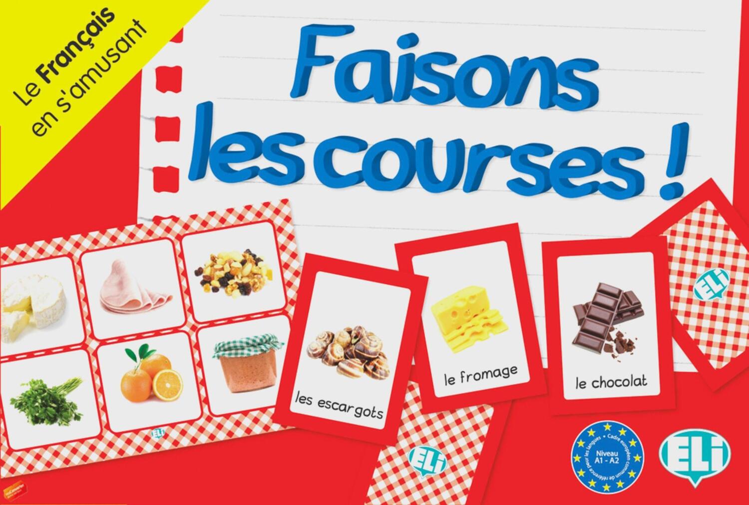 Cover: 9783125349735 | Faisons les courses. Niveau A1-A2. Spiel | Spiel | Brettspiel | 2012