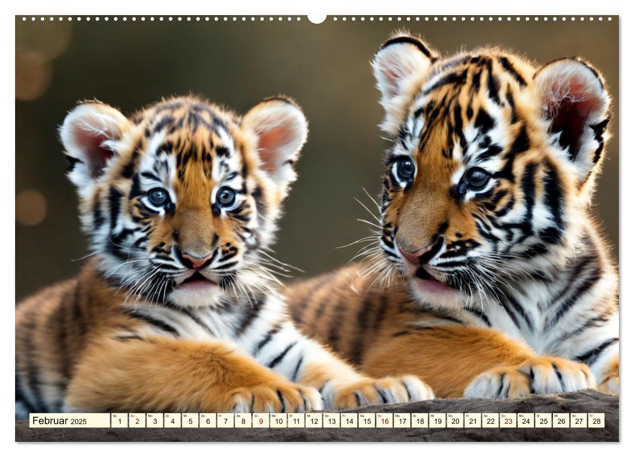 Bild: 9783383814198 | Tiger ganz nah (Wandkalender 2025 DIN A2 quer), CALVENDO...