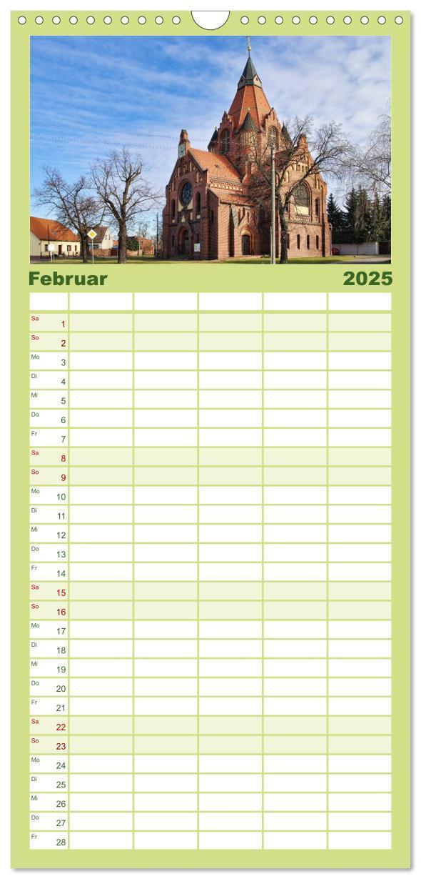 Bild: 9783457117941 | Familienplaner 2025 - Dessau mit 5 Spalten (Wandkalender, 21 x 45...