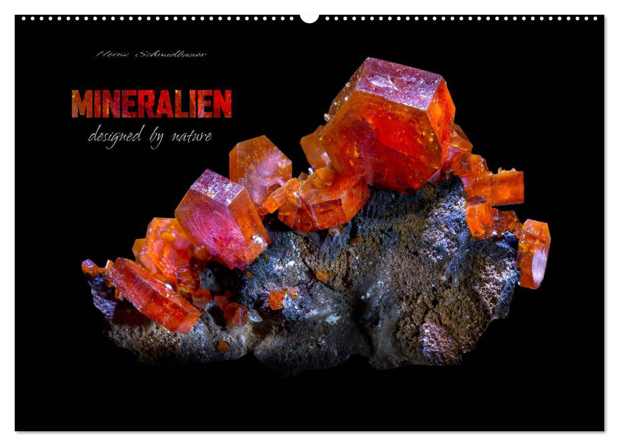 Cover: 9783435393114 | MINERALIEN designed by nature (Wandkalender 2025 DIN A2 quer),...