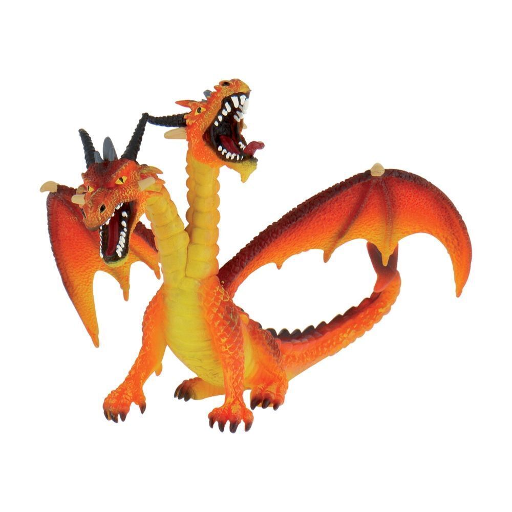 Cover: 4007176755983 | Drache mit 2 Köpfen orange, Spielfigur | Stück | Polybag | 75598