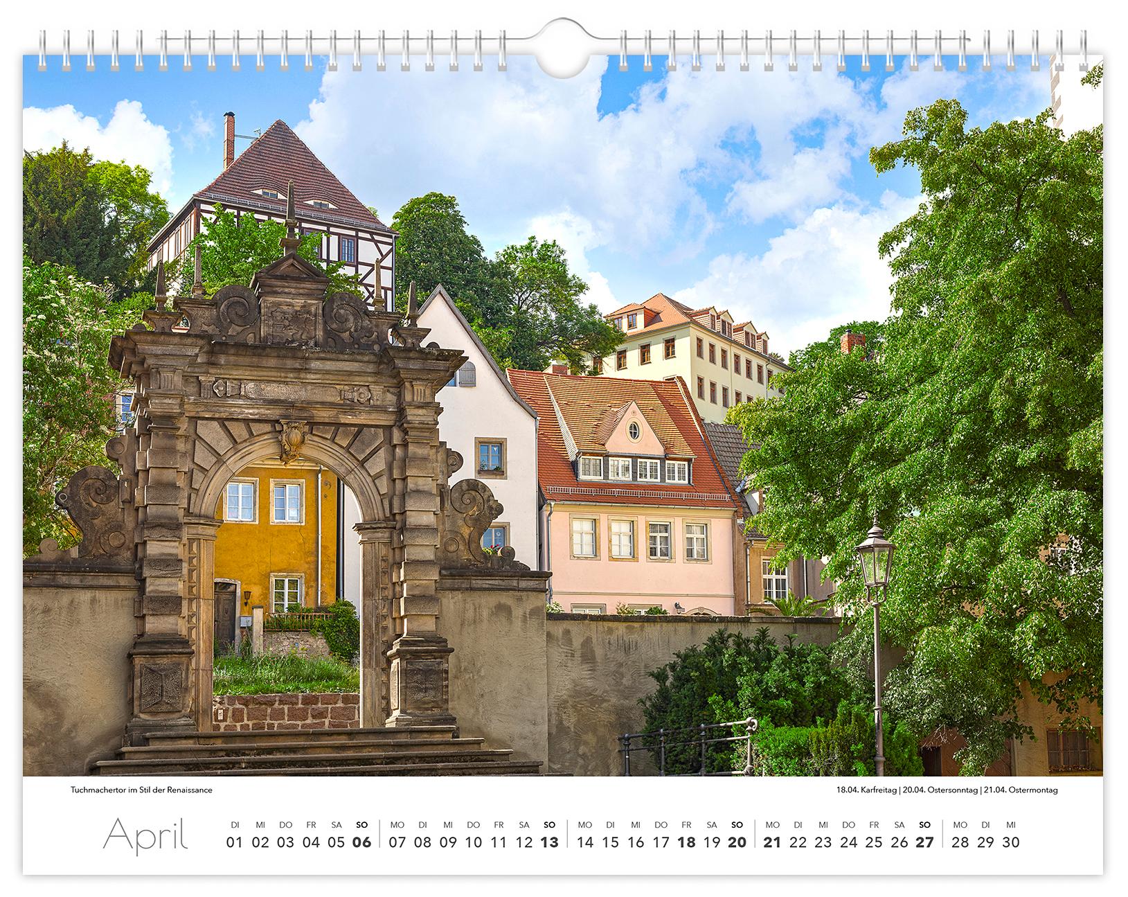 Bild: 9783910680623 | Kalender Meißen 2025 | 40 x 30 cm weißes Kalendarium | Verlag (u. a.)