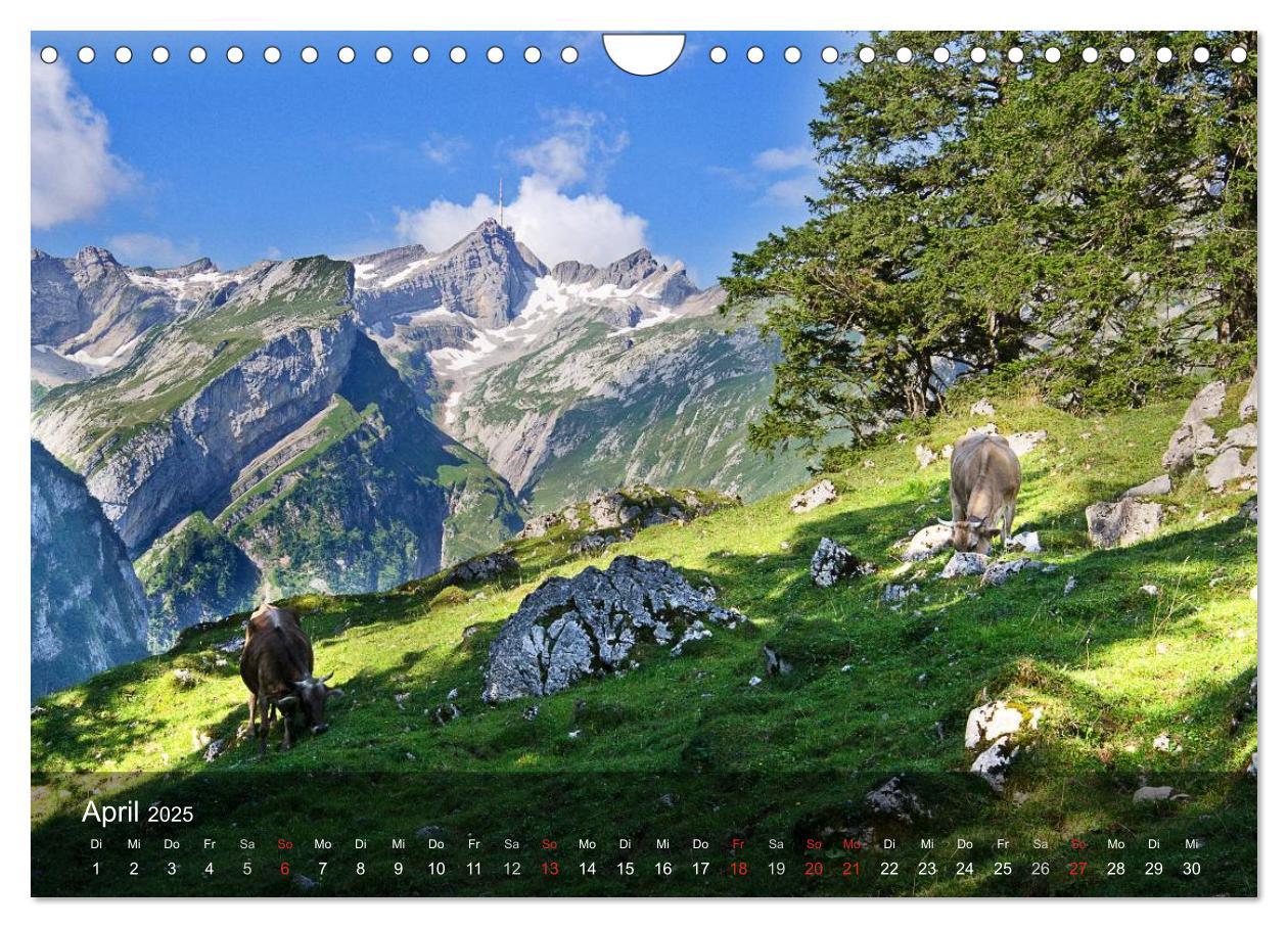 Bild: 9783435797714 | Traumhafte Bergwelten (Wandkalender 2025 DIN A4 quer), CALVENDO...