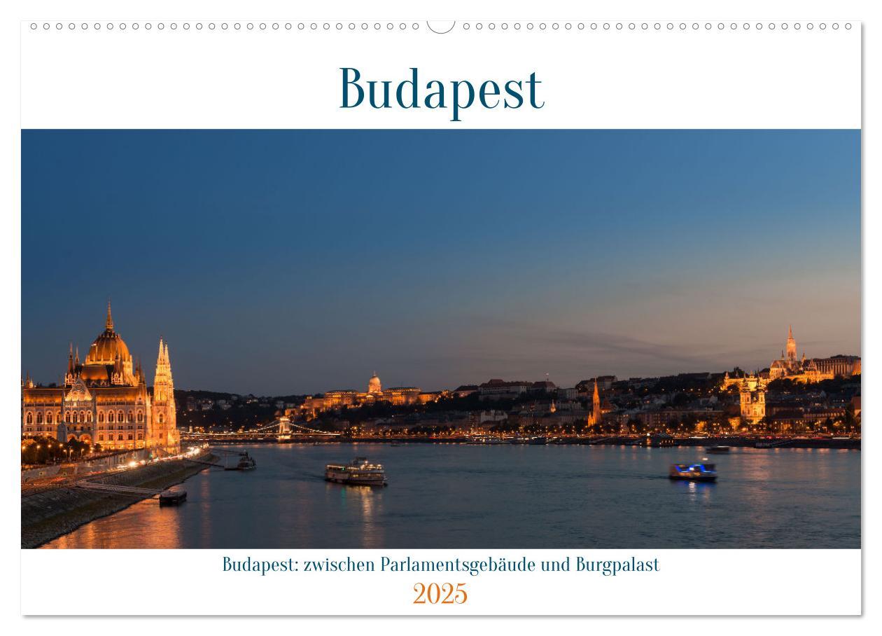 Cover: 9783383816130 | Budapest: zwischen Parlamentsgebäude und Burgpalast (Wandkalender...