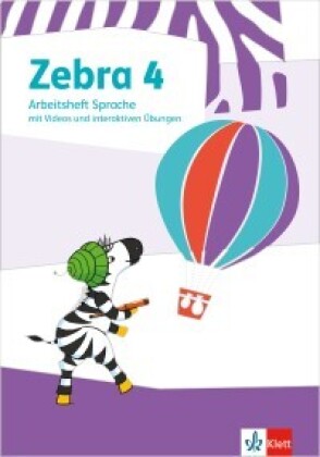 Cover: 9783122710132 | Zebra 4. Arbeitsheft Sprache mit Videos und interaktiven Übungen...