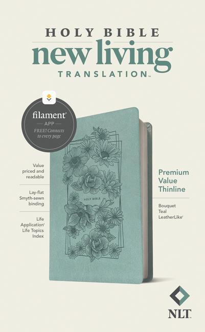 Cover: 9781496458070 | NLT Premium Value Thinline Bible, Filament Enabled (Leatherlike,...