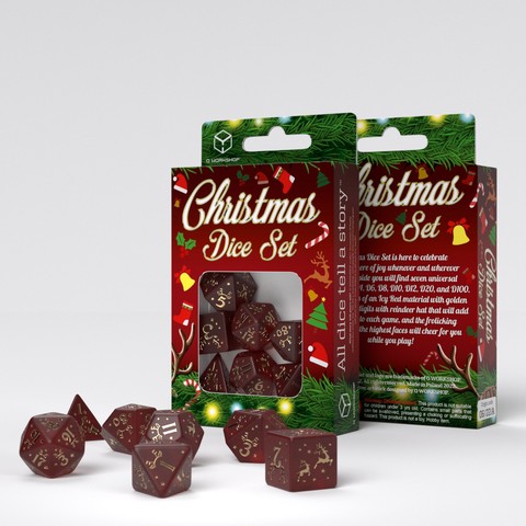 Cover: 5907699496648 | Christmas Dice Set 2022 edition | Q-workshop | EAN 5907699496648