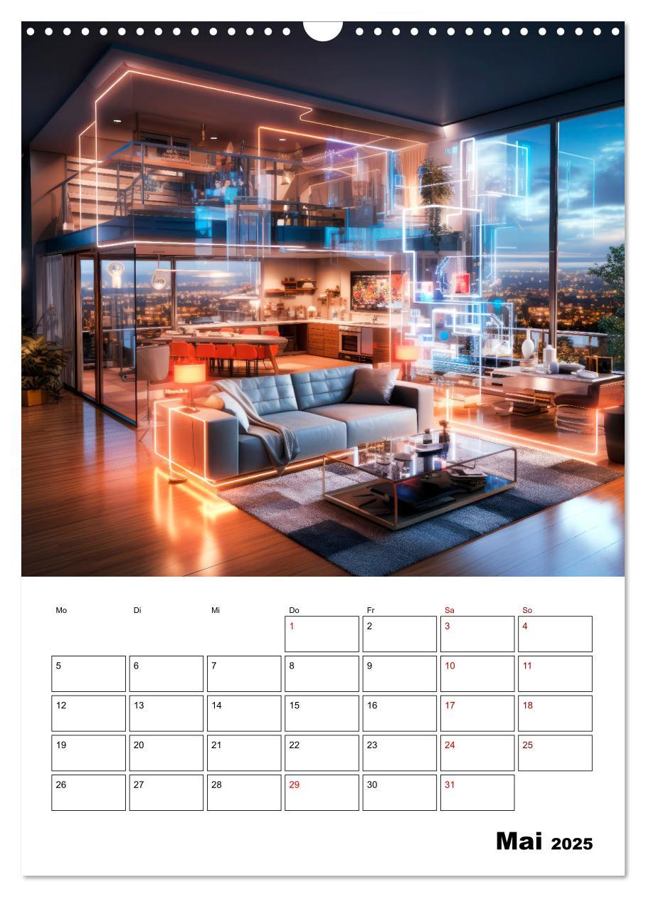 Bild: 9783435849789 | KÜNSTLICHE INTELLIGENZ Cooler Terminplaner (Wandkalender 2025 DIN...