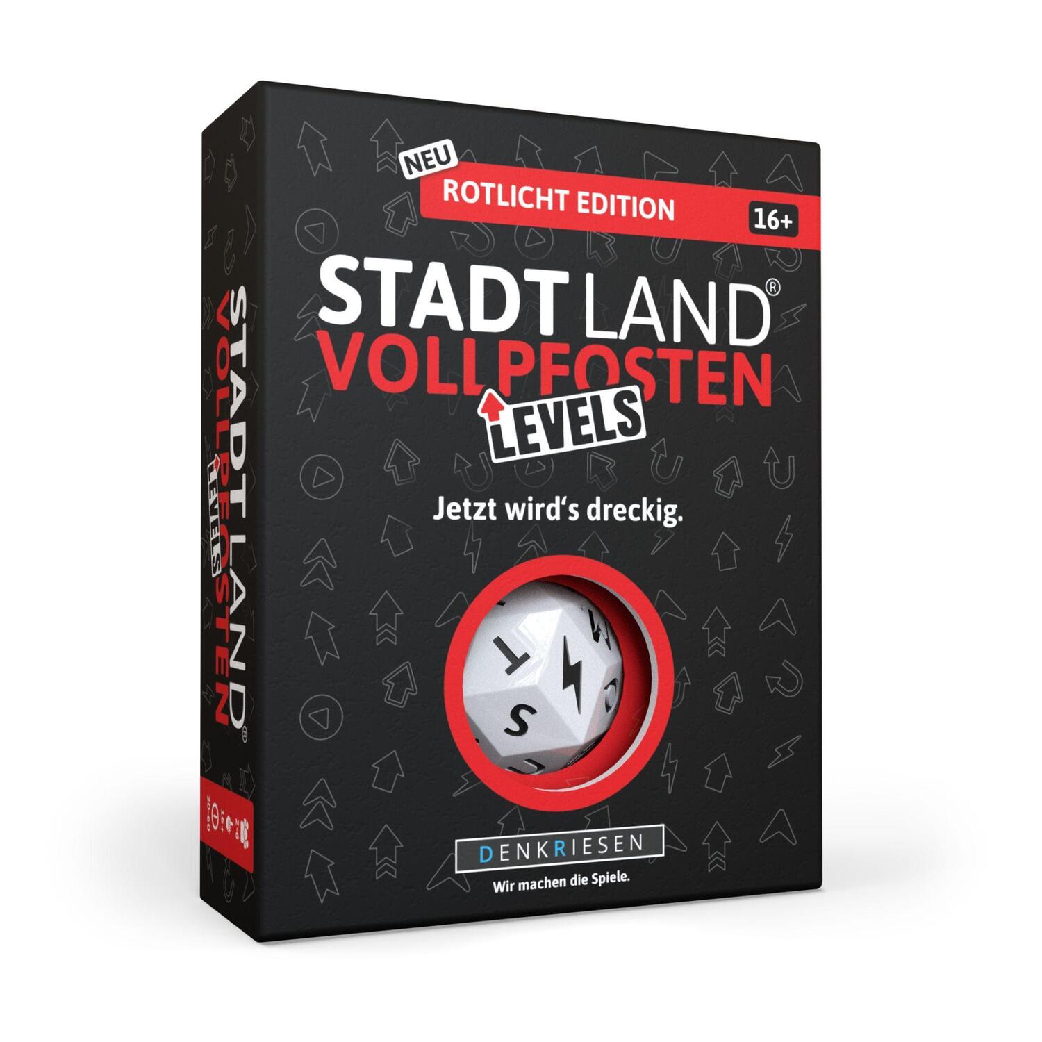 Cover: 4260528095209 | STADT LAND VOLLPFOSTEN® - Levels - ROTLICHT EDITION - "Jetzt wird's...