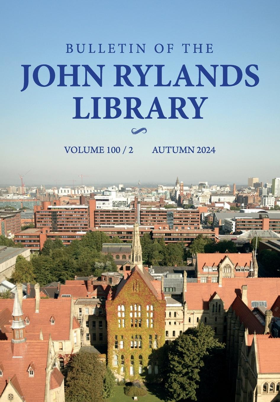 Cover: 9781526190338 | Bulletin of the John Rylands Library 100/2 | Stuart Jones | Buch