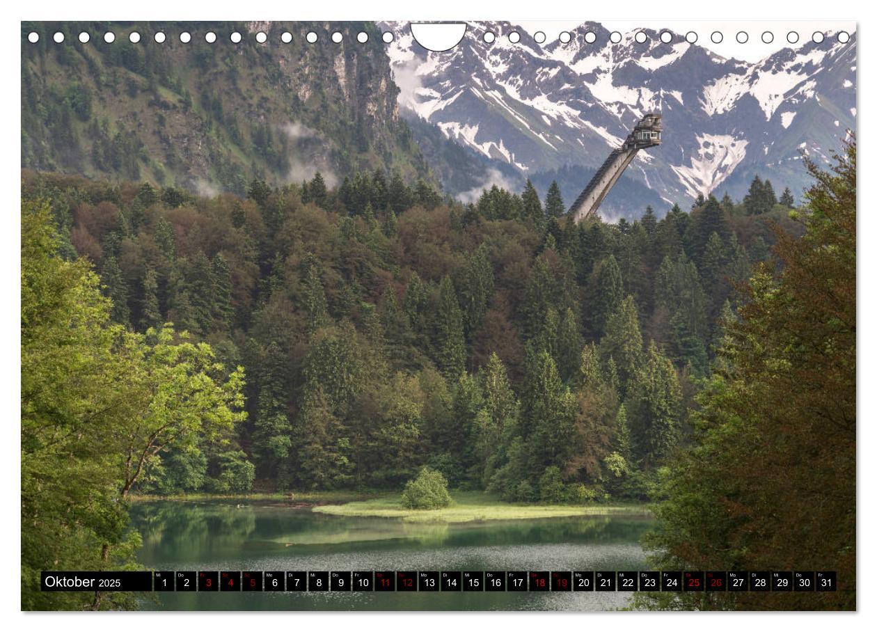 Bild: 9783435411580 | Oberstdorf und Umgebung (Wandkalender 2025 DIN A4 quer), CALVENDO...