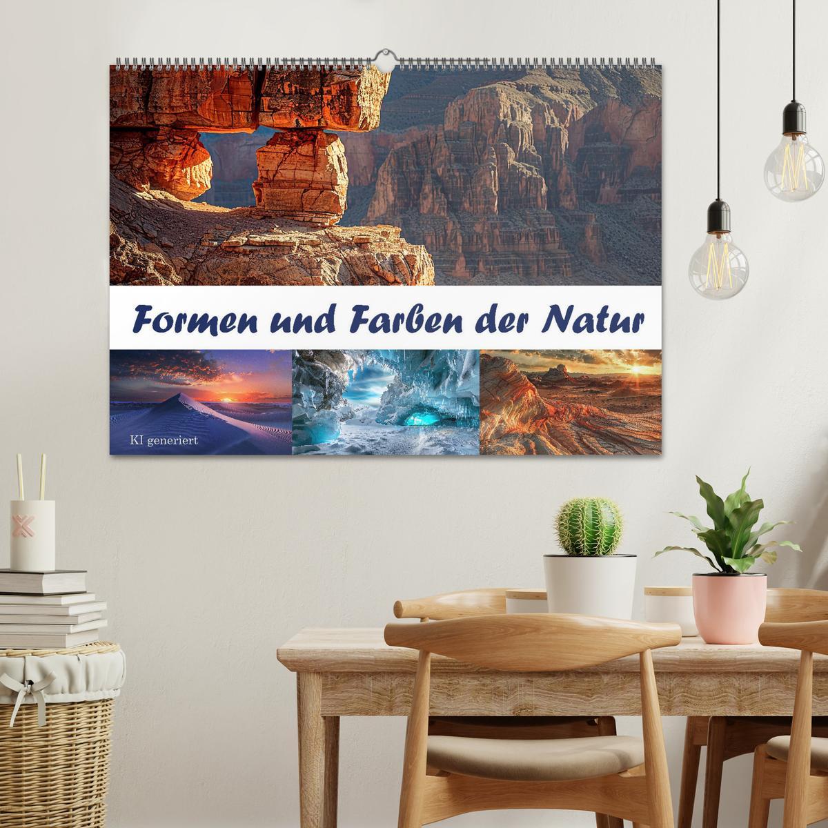 Bild: 9783435720521 | Formen und Farben der Natur (Wandkalender 2025 DIN A2 quer),...