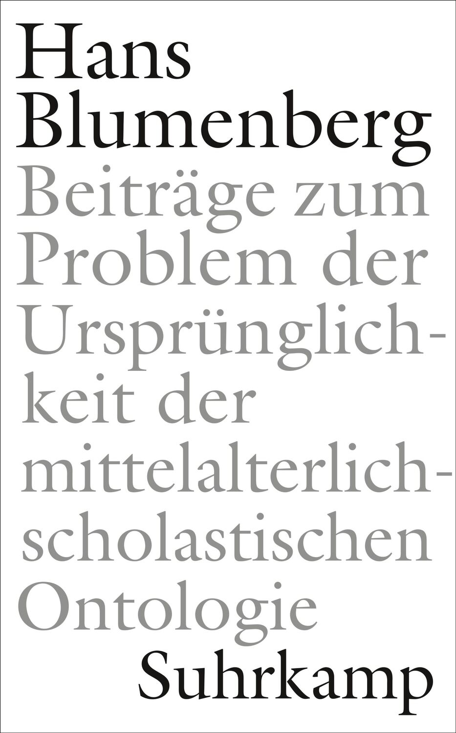 Cover: 9783518587454 | Beiträge zum Problem der Ursprünglichkeit der...