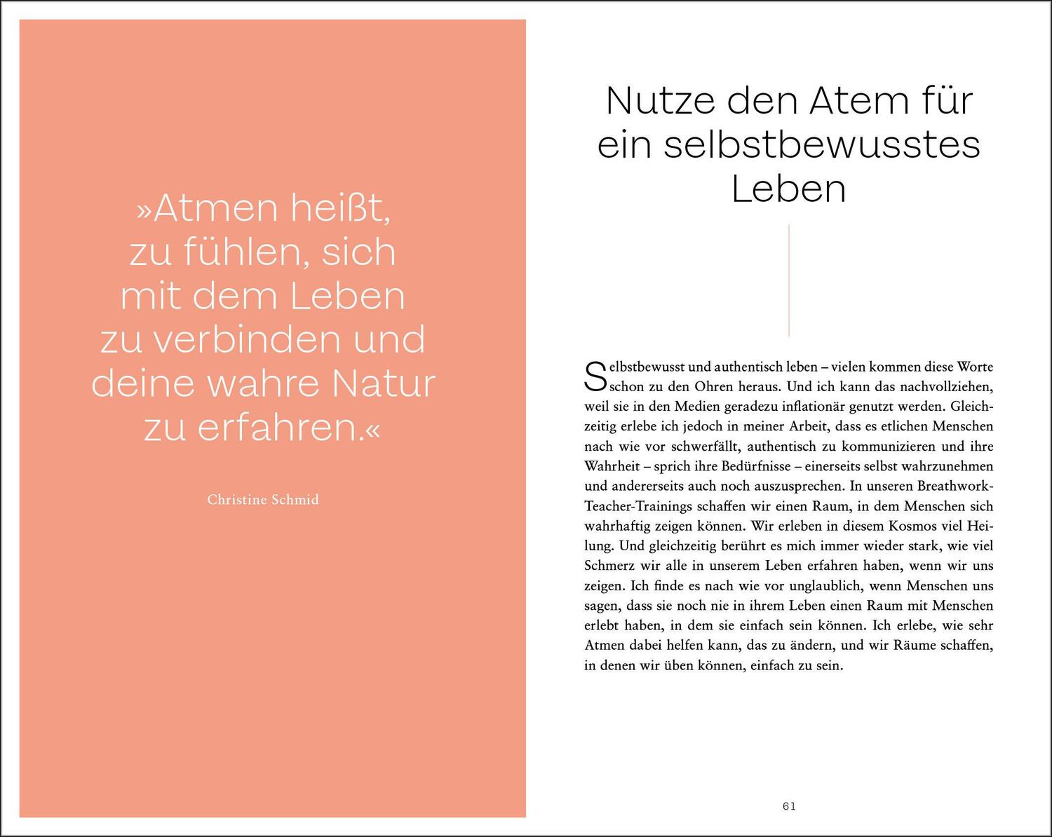 Bild: 9783424154559 | Atme. Jetzt. | Christine Schmid | Taschenbuch | 272 S. | Deutsch