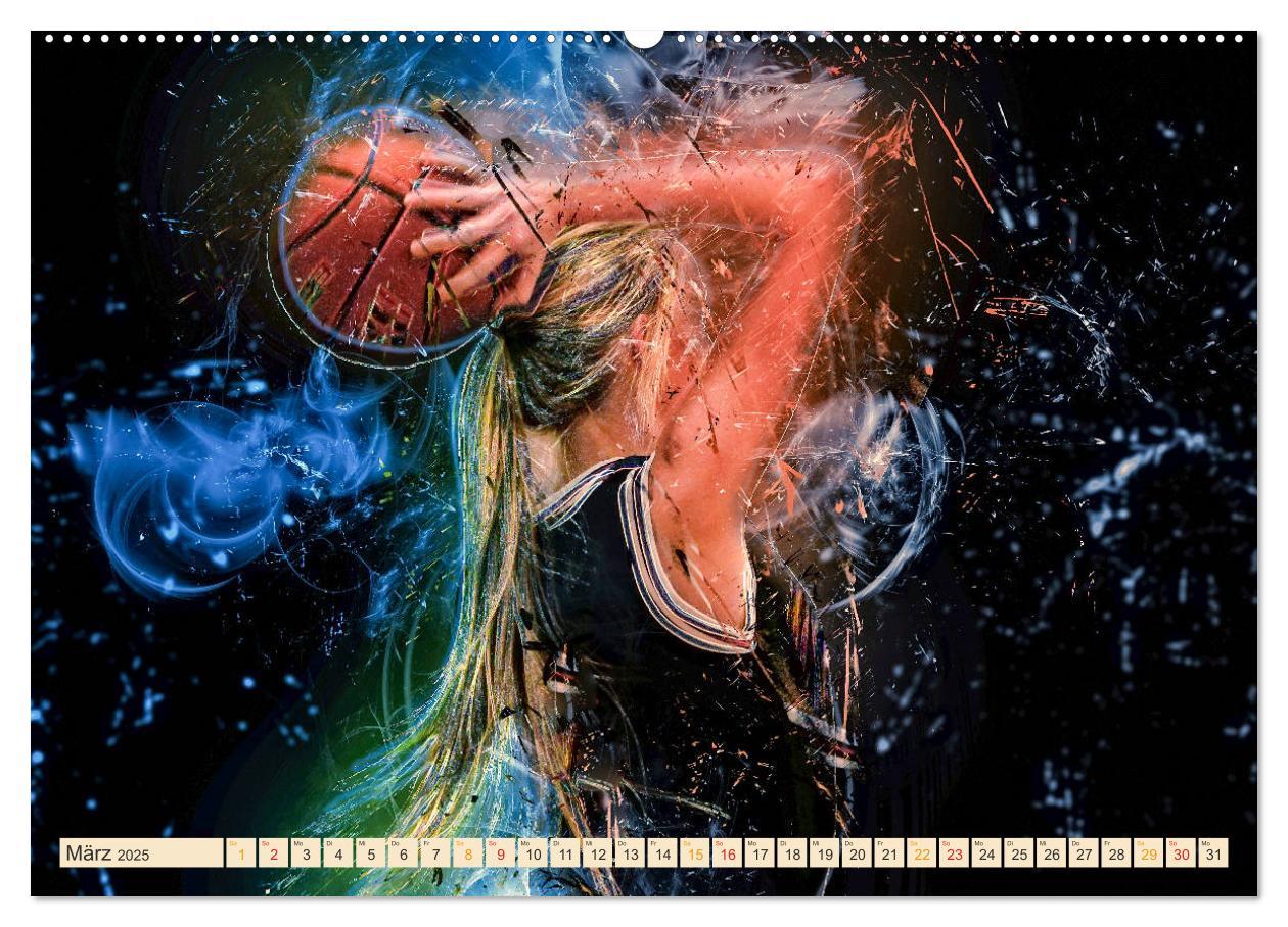 Bild: 9783435324774 | Basketball extrem (Wandkalender 2025 DIN A2 quer), CALVENDO...