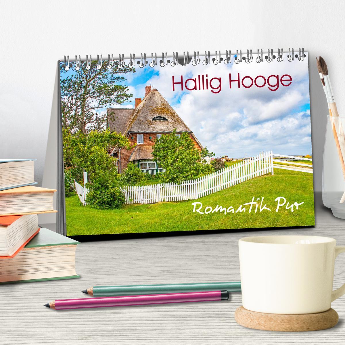 Bild: 9783435114870 | Hallig Hooge - Romantik Pur (Tischkalender 2025 DIN A5 quer),...