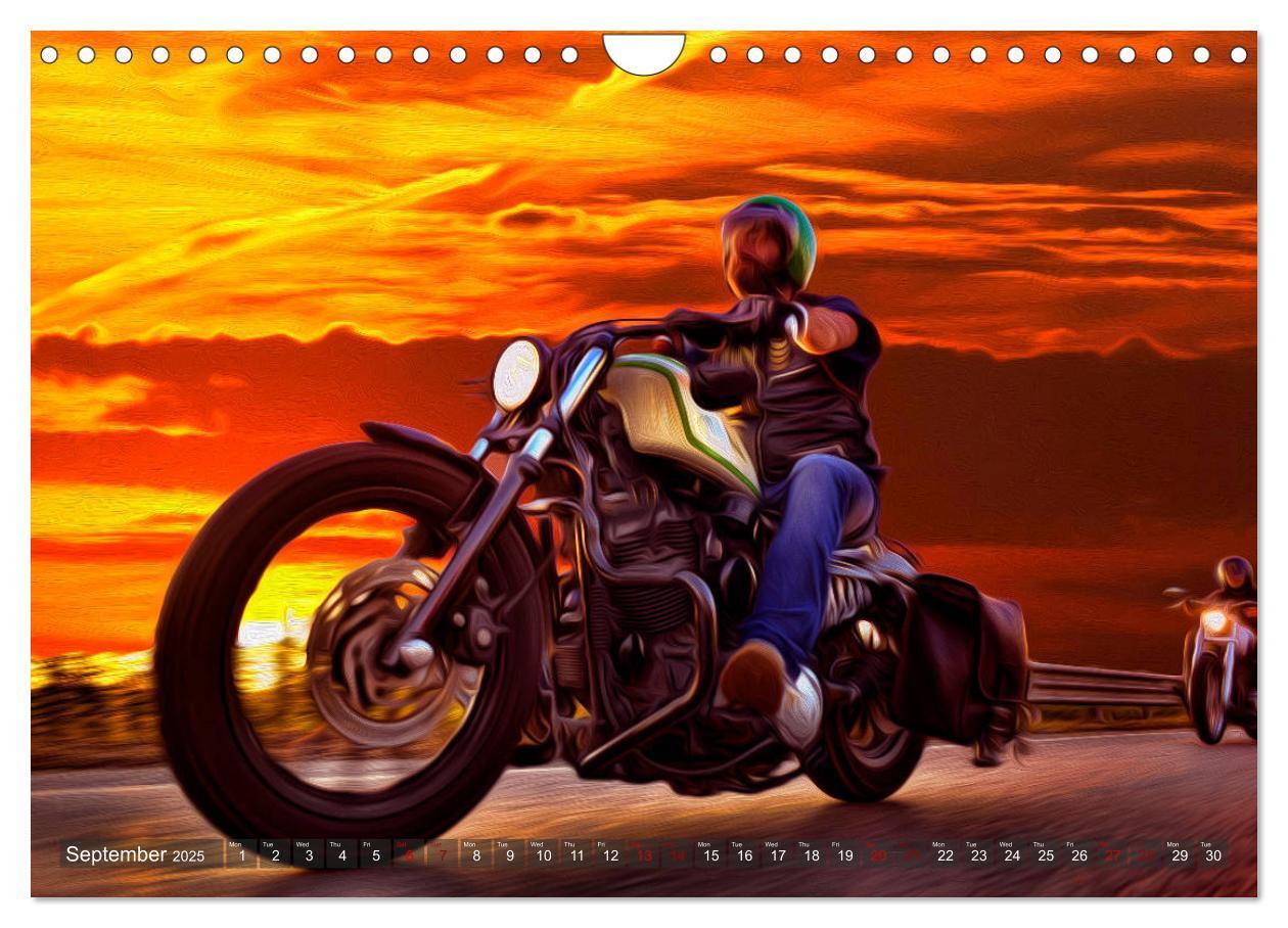 Bild: 9781325948840 | Images of Harley Davidson (Wall Calendar 2025 DIN A4 landscape),...