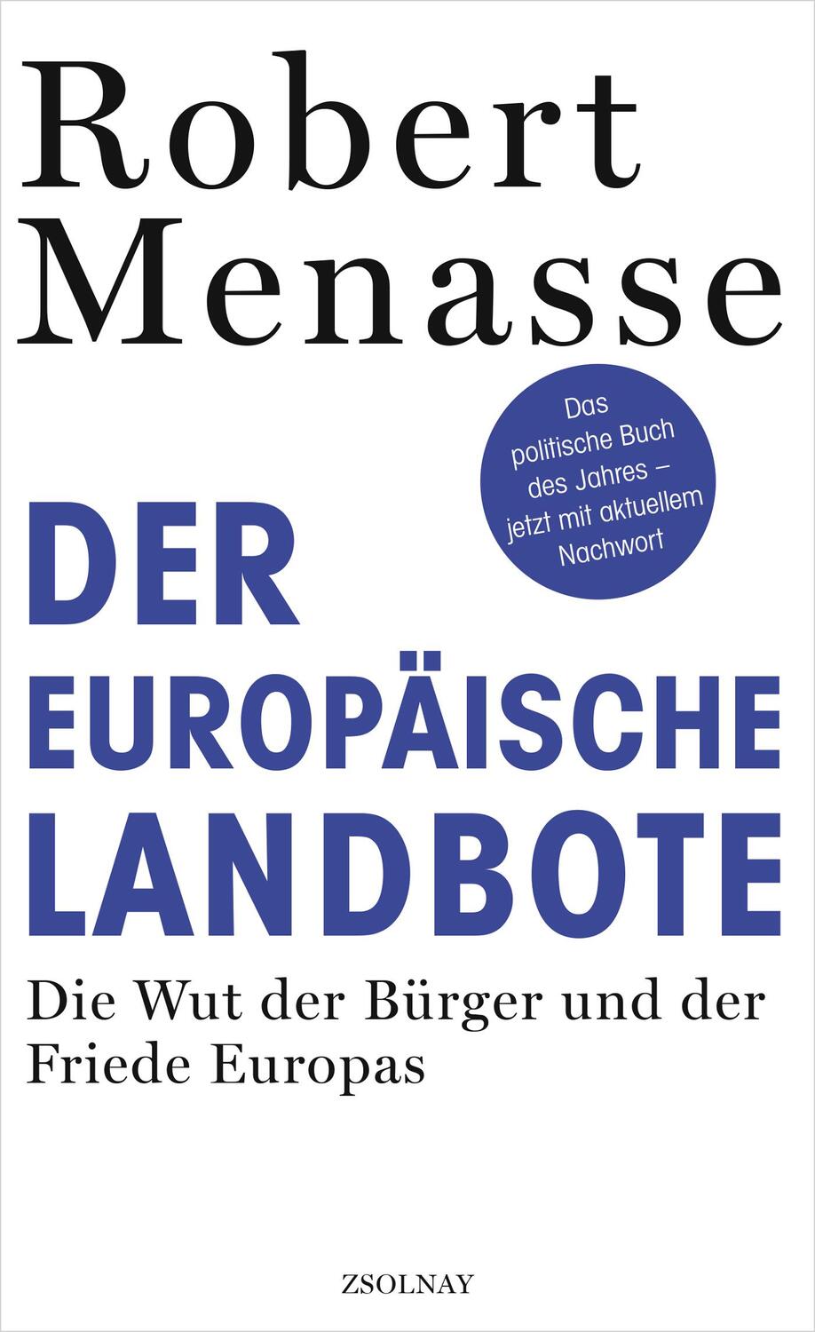 Cover: 9783552056169 | Der Europäische Landbote | Robert Menasse | Buch | 128 S. | Deutsch