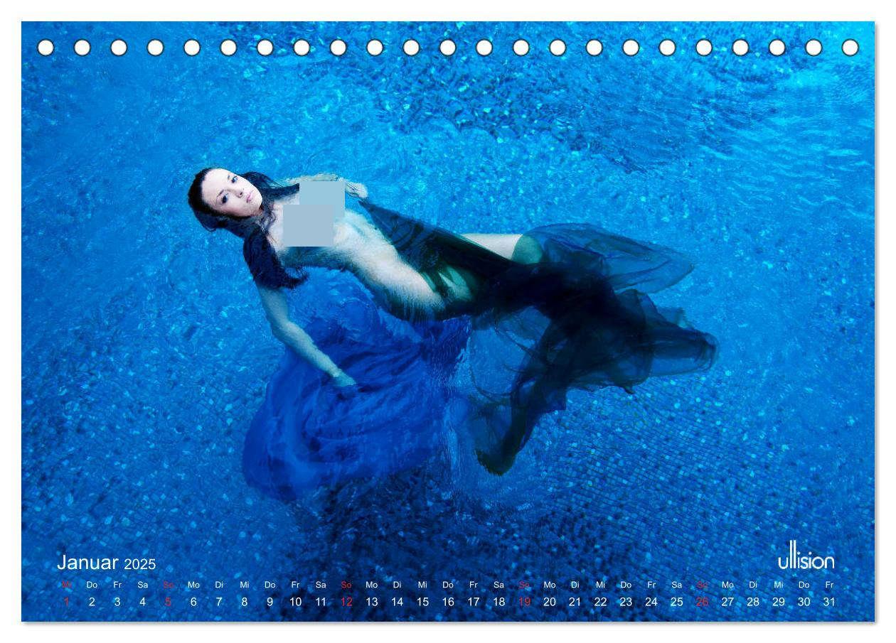 Bild: 9783435501380 | Wasserspiele - Akt im Tanz der Schwerelosigkeit (Tischkalender 2025...