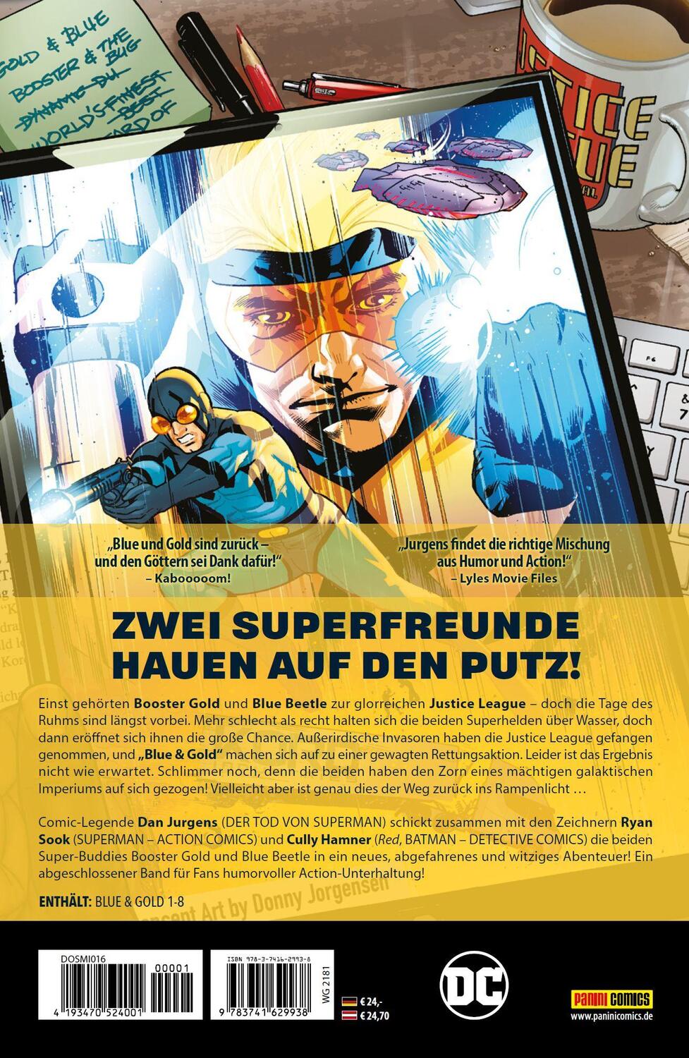 Rückseite: 9783741629938 | Blue und Gold | Dan Jurgens (u. a.) | Taschenbuch | 204 S. | Deutsch