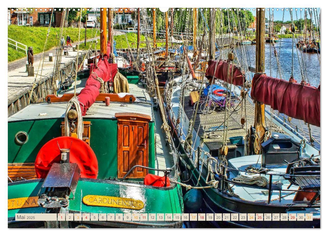 Bild: 9783435662210 | Ostfriesland - der alte Hafen Carolinensiel (Wandkalender 2025 DIN...