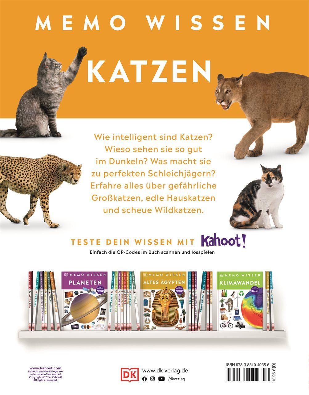 Rückseite: 9783831049356 | memo Wissen. Katzen | Juliet Clutton-Brock | Buch | 72 S. | Deutsch