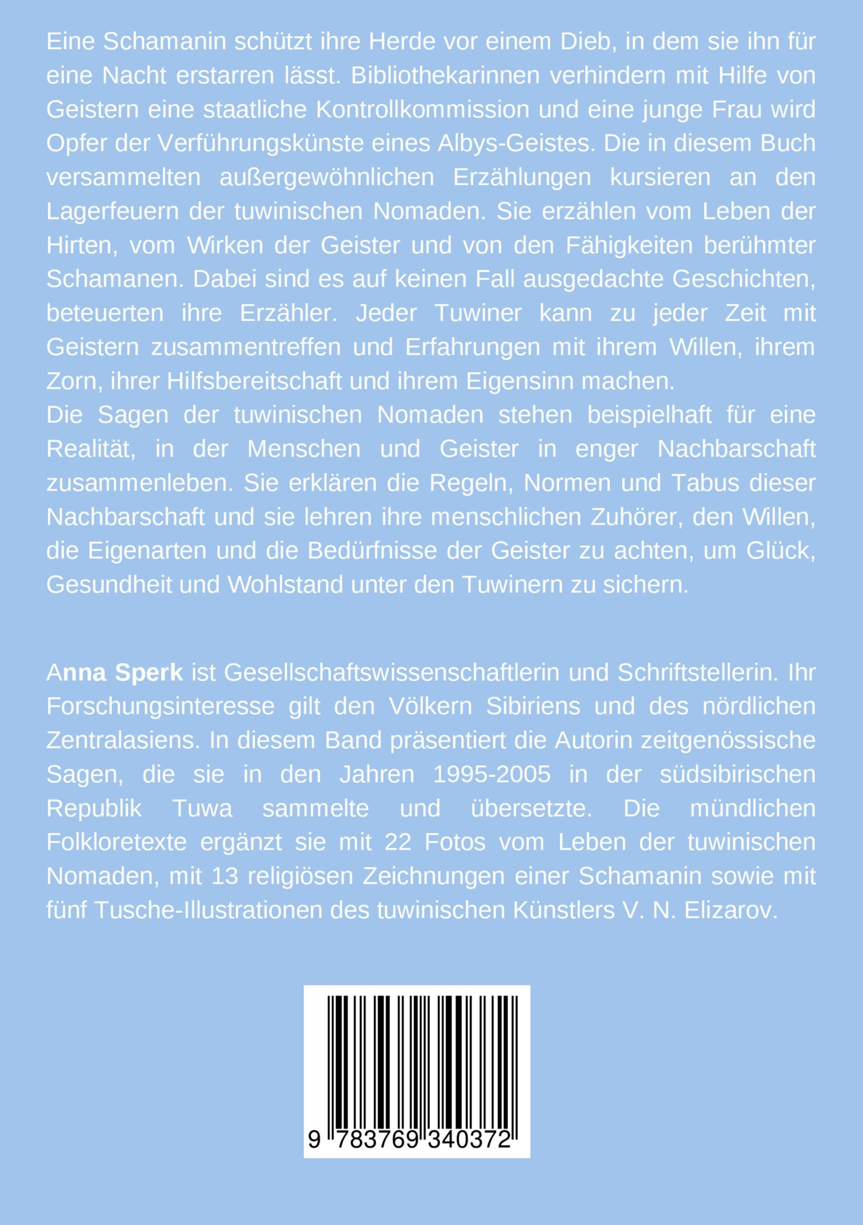 Rückseite: 9783769340372 | Die Herren der Taiga | Anna Sperk | Taschenbuch | 220 S. | Deutsch