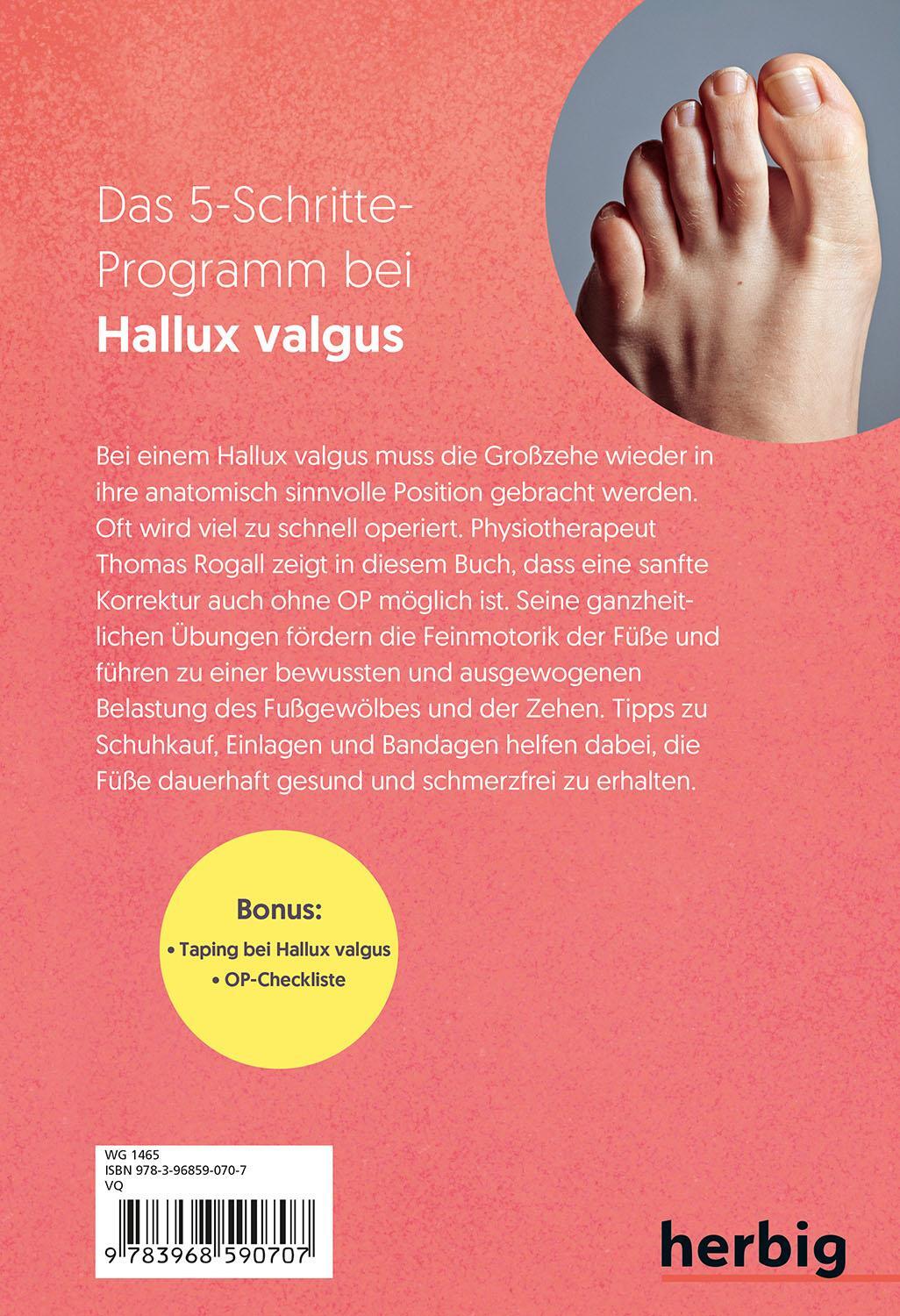 Rückseite: 9783968590707 | Hallux Valgus - Nachhaltige Hilfe ohne OP | Thomas Rogall | Buch