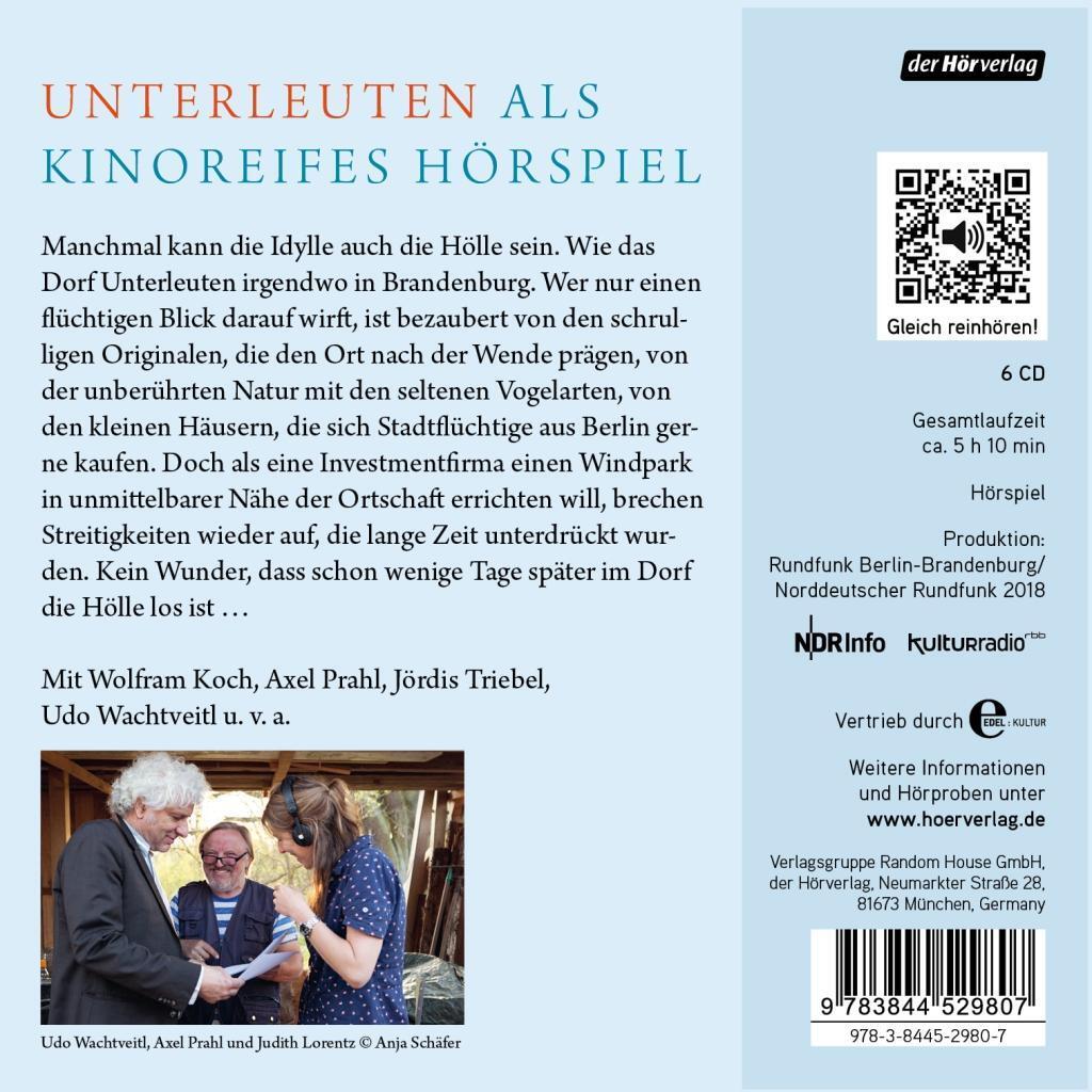 Bild: 9783844529807 | Unterleuten | Das Hörspiel | Juli Zeh | Audio-CD | 6 Audio-CDs | 2018