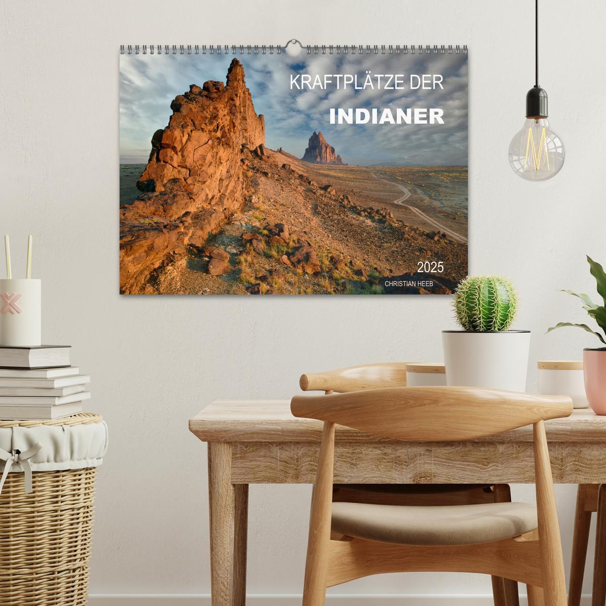 Bild: 9783457162002 | Kraftplätze der Indianer (Wandkalender 2025 DIN A3 quer), CALVENDO...