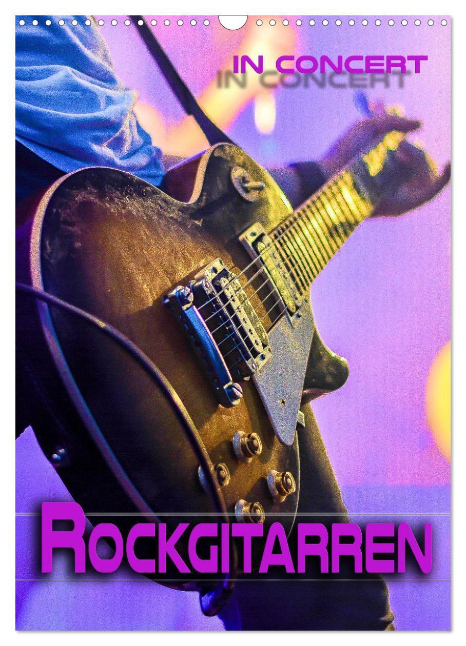 Cover: 9783435910021 | Rockgitarren in Concert (Wandkalender 2025 DIN A3 hoch), CALVENDO...