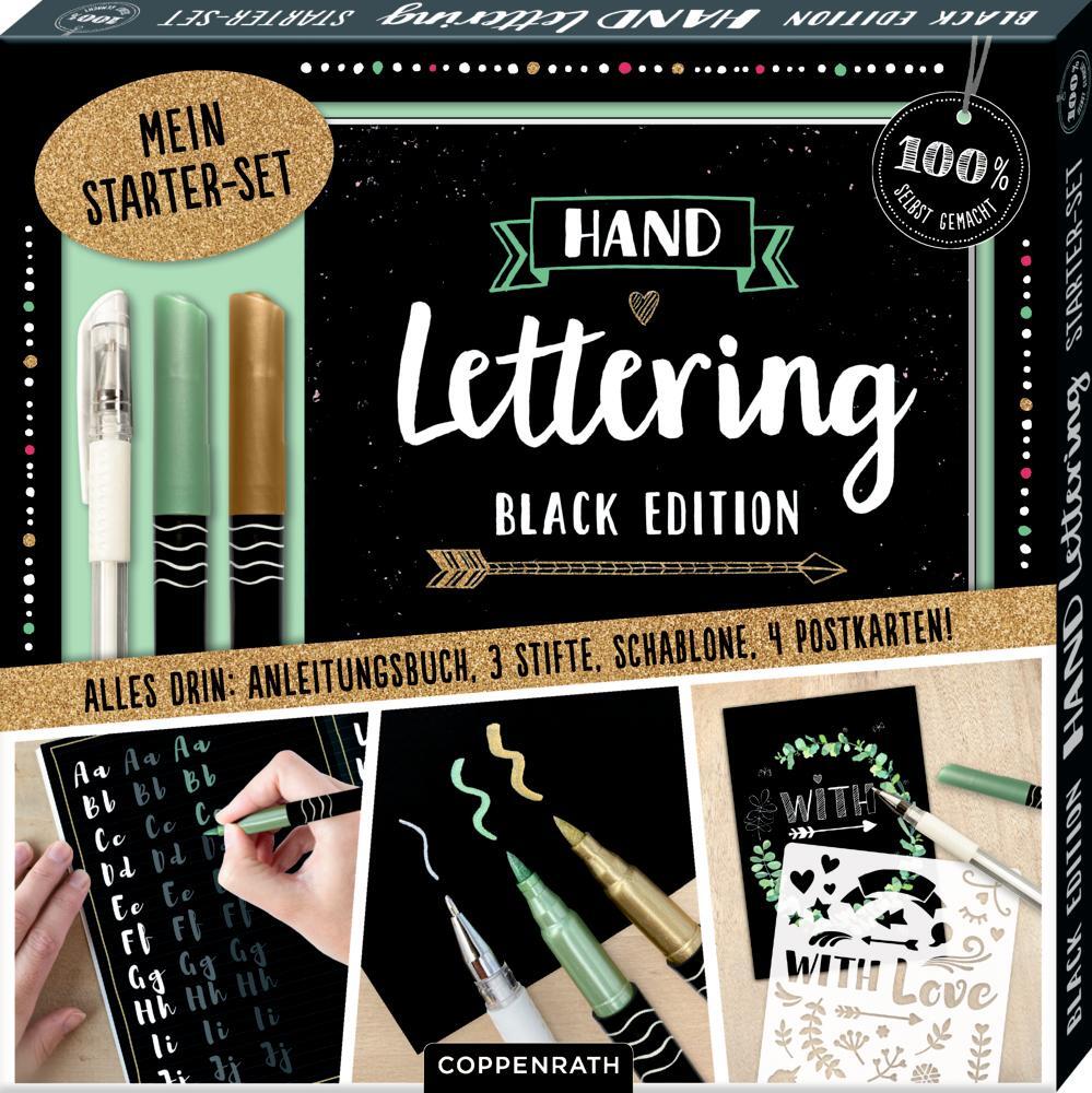 Cover: 4050003723914 | Mein Handlettering Starter-Set Black Edition | Stück | Deutsch | 2021