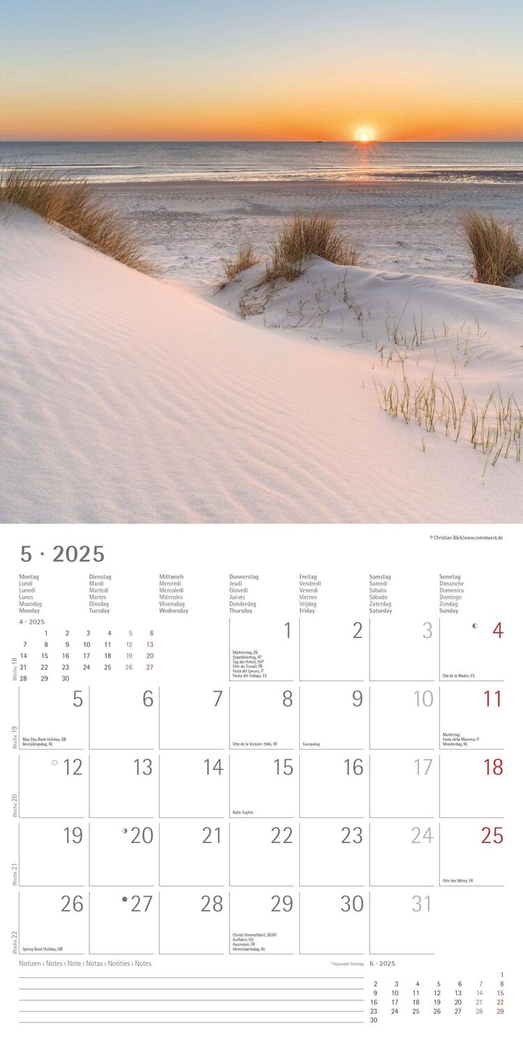 Bild: 4251732340889 | Seeblick 2025 - Broschürenkalender 30x30 cm (30x60 geöffnet) -...