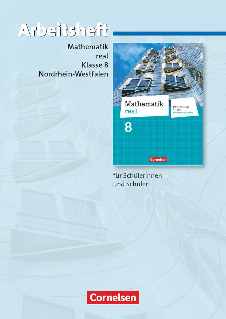 Cover: 9783060066971 | Mathematik real 8. Schuljahr. Arbeitsheft mit eingelegten Lösungen....