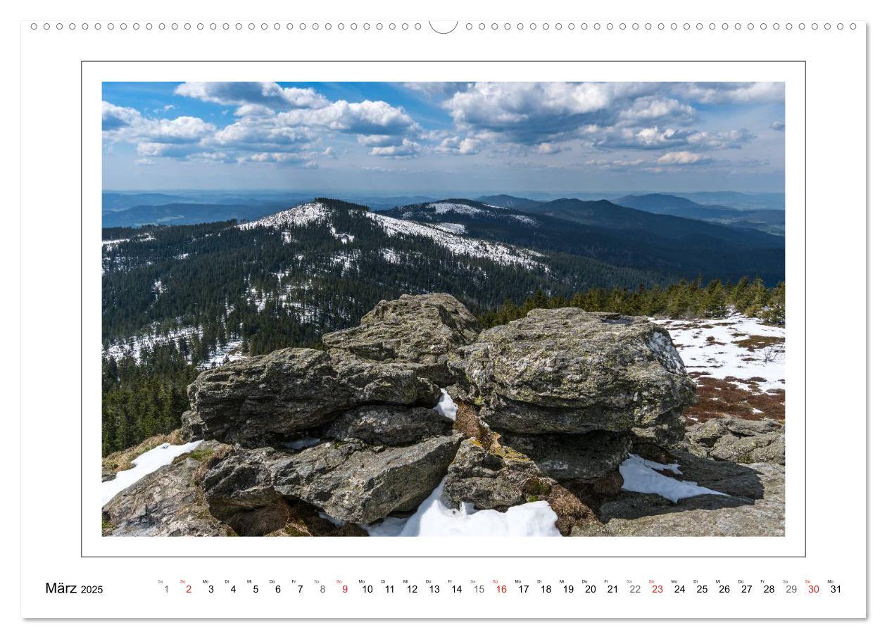 Bild: 9783435461813 | Unterwegs im Bayerischen Wald (Wandkalender 2025 DIN A2 quer),...